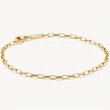 Kép 1/3 - Thomas Sabo aranyozott láncszemes karkötő - A2206-413-39-L19V