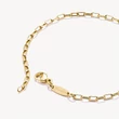 Kép 2/3 - Thomas Sabo aranyozott láncszemes karkötő - A2206-413-39-L19V
