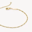 Kép 2/3 - Thomas Sabo Figaro aranyozott karkötő - A2207-413-39-L19V