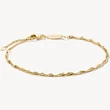 Kép 1/3 - Thomas Sabo Szingapúr aranyozott karkötő - A2208-413-39-L19V