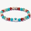 Kép 1/3 - Thomas Sabo színes gyöngyös védelmező szem karkötő - A2210-058-7