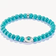 Kép 1/3 - Thomas Sabo türkiz gyöngyös védelmező szem karkötő - A2210-404-17