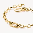 Kép 2/3 - Thomas Sabo Connect Link aranyozott charmgyűjtő karkötő nyitható láncszemmel - C1202-413-39-L17