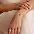 Kép 3/3 - Thomas Sabo Connect Link aranyozott charmgyűjtő karkötő nyitható láncszemmel - C1202-413-39-L17