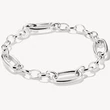 Kép 1/3 - Thomas Sabo Connect Link ezüst charmgyűjtő karkötő három nyitható láncszemmel - C1203-001-21-L17