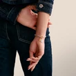 Kép 3/3 - Thomas Sabo Connect Link ezüst charmgyűjtő karkötő sárga arany nyitható láncszemmel - C1204-413-7-L19