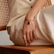 Kép 3/3 - Thomas Sabo Connect Link sárga arany charmgyűjtő karkötő nyitható láncszemmel - C1205-413-39-L17