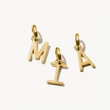 Kép 2/3 - Thomas Sabo Connect sárga arany "A" betű charm - CC1207-413-39