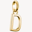 Kép 1/3 - Thomas Sabo Connect sárga arany "D" betű charm - CC1210-413-39