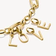 Kép 2/3 - Thomas Sabo Connect sárga arany "E" betű charm - CC1211-413-39