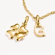 Kép 2/3 - Thomas Sabo Connect sárga arany "G" betű charm - CC1213-413-39