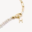 Kép 2/3 - Thomas Sabo Connect sárga arany "H" betű charm - CC1214-413-39