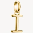 Kép 1/3 - Thomas Sabo Connect sárga arany "I" betű charm - CC1215-413-39