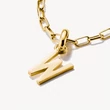 Kép 2/3 - Thomas Sabo Connect sárga arany "W" betű charm - CC1229-413-39
