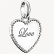 Kép 1/3 - Thomas Sabo Connect ezüst szív charm "Love" felirattal - CC1269-001-21