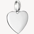 Kép 1/4 - Thomas Sabo Connect gravírozható, szív alakú ezüst charm - CC1272-001-21