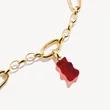 Kép 2/3 - Thomas Sabo X HARIBO Connect piros gumimaci charm - CC1275-413-10
