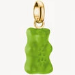 Kép 1/3 - Thomas Sabo X HARIBO Connect zöld gumimaci charm - CC1275-413-6
