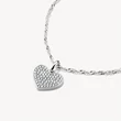 Kép 2/3 - Thomas Sabo Connect cirkónia köves ezüst szív charm - CC1277-051-14