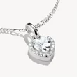 Kép 2/3 - Thomas Sabo Connect cirkónia köves ezüst szív charm - CC1278-051-14