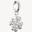 Kép 1/3 - Thomas Sabo Connect cirkónia köves ezüst négylevelű lóhere charm - CC1281-051-14