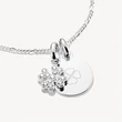 Kép 2/3 - Thomas Sabo Connect cirkónia köves ezüst négylevelű lóhere charm - CC1281-051-14