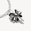 Kép 2/3 - Thomas Sabo Connect cirkónia köves ezüst fekete masni charm - CC1288-691-11