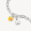 Kép 2/4 - Thomas Sabo Connect SMILEYWORLD® sárga emoji charm - CC1292-664-4