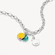 Kép 2/4 - Thomas Sabo Connect SMILEYWORLD® sárga nevető emoji charm - CC1295-664-7