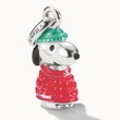 Kép 2/3 - Thomas Sabo  Snoopy télikabátban PEANUTS Connect charm - CC1309-664-7