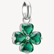 Kép 1/3 - Thomas Sabo zöld négylevelű lóhere charm - CC1326-699-6