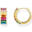 Kép 1/2 - Thomas Sabo karika fülbevaló színes kövekkel - CR667-488-7