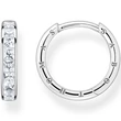 Kép 1/2 - Thomas Sabo pavé fehér köves fülbevaló - CR668-051-14