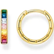 Kép 1/2 - Thomas Sabo karika fülbevaló színes kövekkel - CR668-996-7