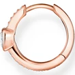 Kép 2/2 - Thomas Sabo szíves fél pár fülbevaló - CR692-416-14