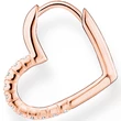 Kép 1/2 - Thomas Sabo köves szív fél pár fülbevaló - CR693-416-14