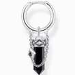 Kép 1/2 - Thomas Sabo Hexagon ónix fél pár fülbevaló - CR724-641-11