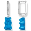 Kép 1/3 - Thomas Sabo x HARIBO kék gumimaci fél pár fülbevaló - CR727-052-1
