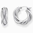 Kép 1/3 - Thomas Sabo ezüst csavart karika fülbevaló - CR742-001-21