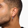Kép 4/5 - Thomas Sabo ezüst rózsa páros karika fülbevaló - CR757-637-21