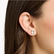 Kép 2/2 - Thomas Sabo fülbevaló fehér kővel - H2201-414-14