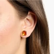Kép 2/2 - Thomas Sabo fülbevaló narancssárga kővel - H2201-472-8
