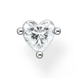 Kép 1/2 - Thomas Sabo szíves fél pár fülbevaló - H2234-051-14