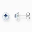 Kép 1/2 - Thomas Sabo kék virágos fülbevaló - H2269-496-1