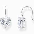 Kép 1/2 - Thomas Sabo ezüst fülbevaló szív cirkóniával - H2288-051-14