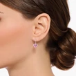 Kép 2/2 - Thomas Sabo ezüst fülbevaló rózsaszín szív cirkóniával - H2288-051-9