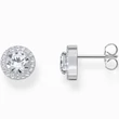 Kép 1/3 - Thomas Sabo áttetsző cirkónia köves ezüst kör fülbevaló - H2304-051-14