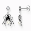 Kép 1/2 - Thomas Sabo fekete pók fülbevaló édesvízi gyönggyel - H2313-167-7