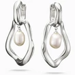 Kép 1/3 - Thomas Sabo ezüst organikus gyöngy fülbevaló - H2321-082-14 - Natural Beauty
