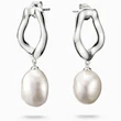 Kép 1/3 - Thomas Sabo ezüst organikus gyöngy fülbevaló - H2322-082-14 - Natural Beauty